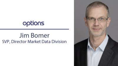 Options Appoints ACTIV Financial Executive Jim Bomer As SVP, Director Market Data Division