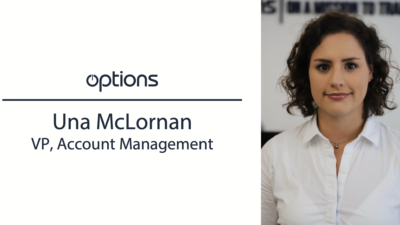 Options Appoint Una McLornan to VP, Account Management