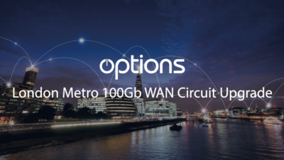 Options Announces Ultra Low Latency 100Gb WAN Circuit Upgrade Across London Metro Area Utilising New Hollow-core Fibre Route