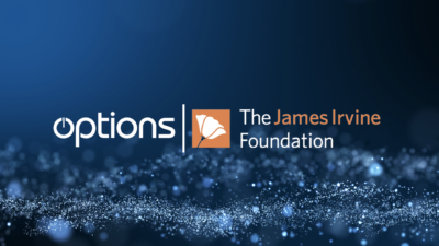 Options Announces Partnership with The James Irvine Foundation