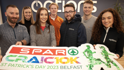 Options Announces Sponsorship of the St. Patrick’s Day SPAR Craic 10K Run