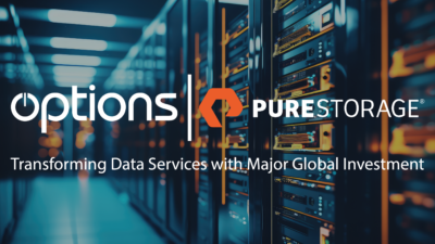 Options Transforms Data Services with New Five-Year Global Investment in Pure Storage