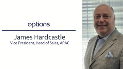 Options Appoints Former Fidessa and Colt MarketPrizm Executive, James Hardcastle as VP, Head of Sales, APAC