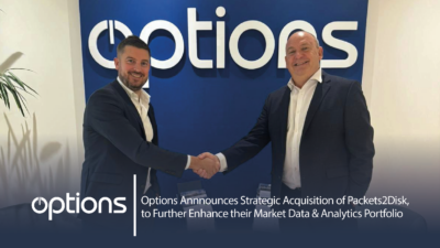 Options Technology Announces Strategic Acquisition of Packets2Disk to Further Enhance their Market Data and Analytics Portfolio