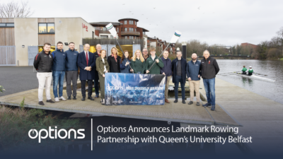 Options Announces Landmark Rowing Partnership with Queen’s University Belfast