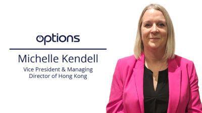 Options Announces Promotion of Michelle Kendell to Vice President and Managing Director of Hong Kong